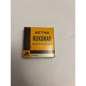 AETNA ROKUNAR COATED FILTER TYPE D 520s 80B CAMERA LENS FILTER